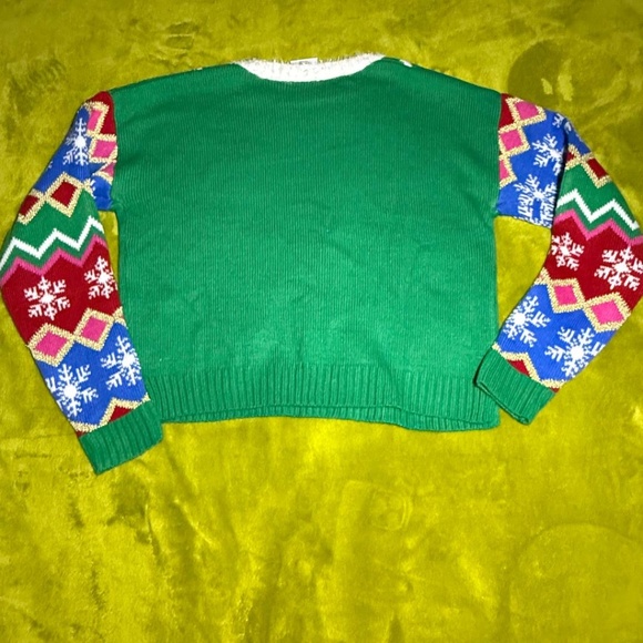 NWOT Peanuts| Snoppy and Woodstock Happy Holidays Ugly Christmas Sweater Small - Picture 4 of 7